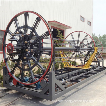 Reinforced cage welding machine for concrete pipe